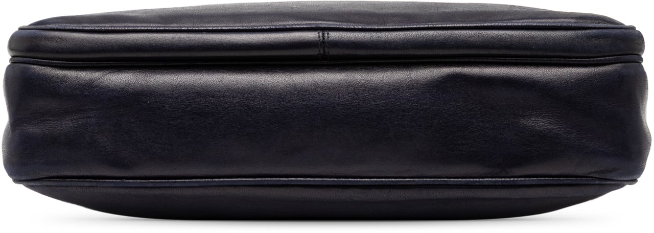 Chanel CC Lambskin Front Pocket Tote Blauw