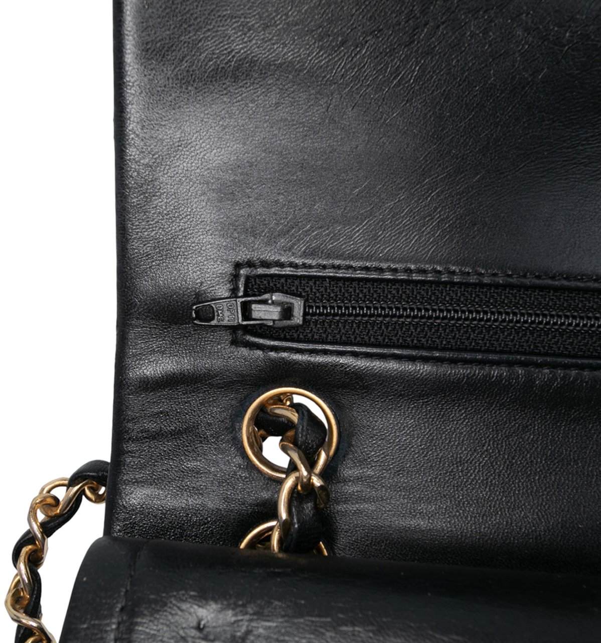 Chanel Small Classic Lambskin Double Flap Zwart