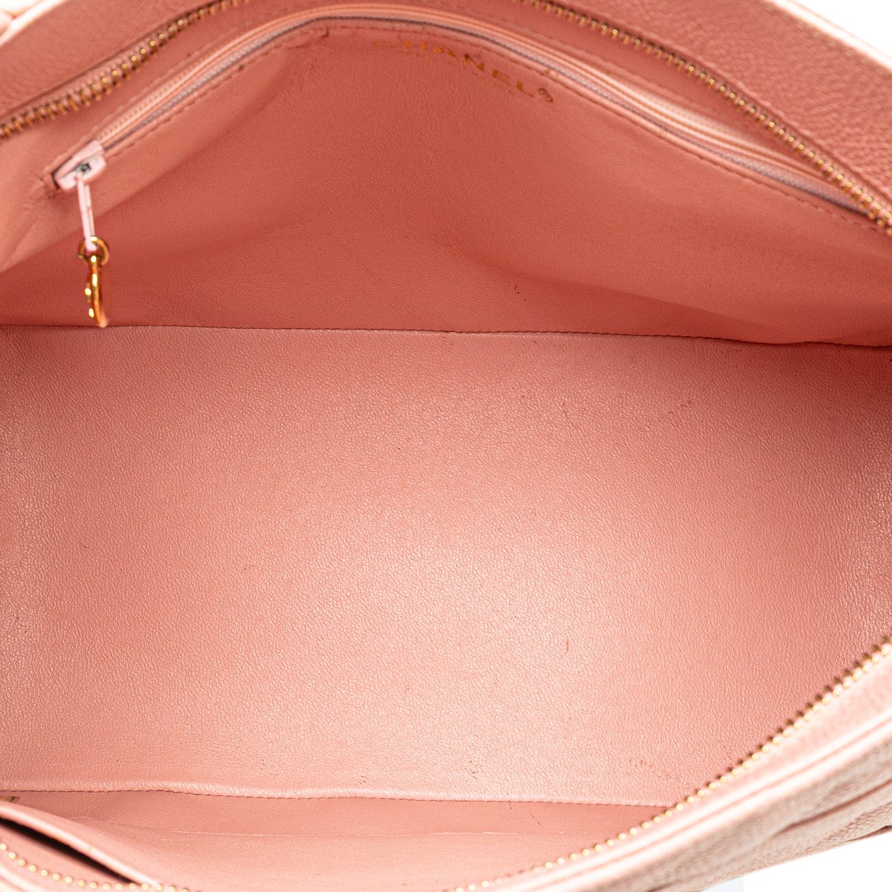 Chanel Caviar Medallion Tote Roze