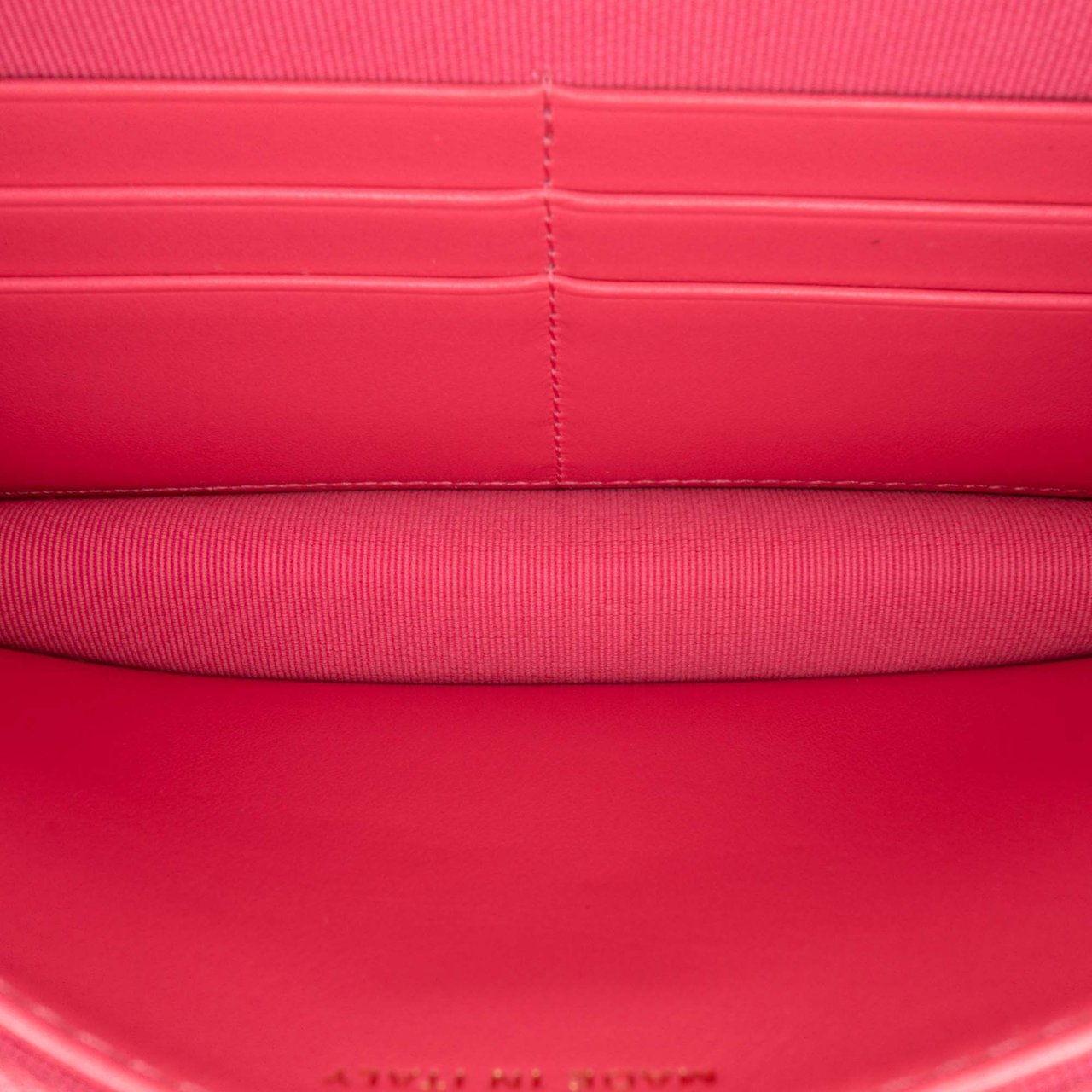 Chanel Quilted Lambskin Acrylic Coco Love Wallet on Chain Roze