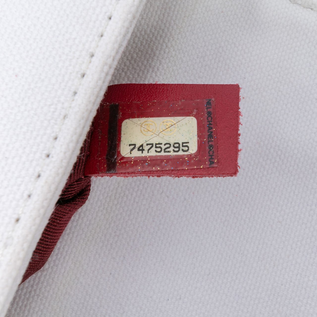 Chanel CC Canvas and Metallic Lambskin No. 5 Chain Flap Wit