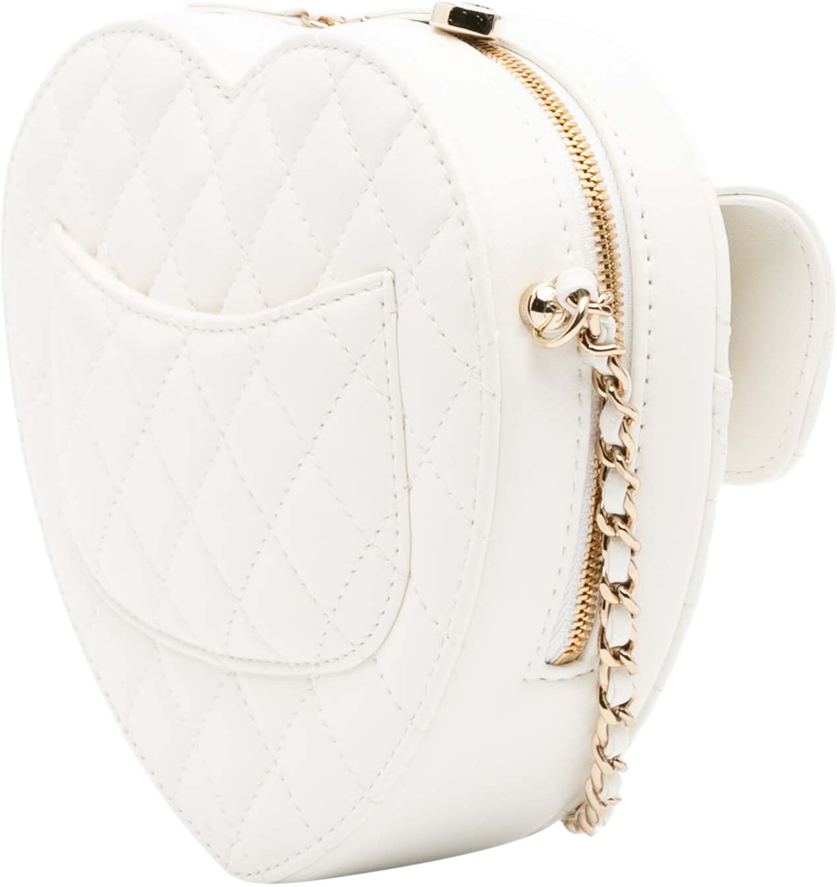 Chanel Lambskin CC in Love Heart Crossbody Wit