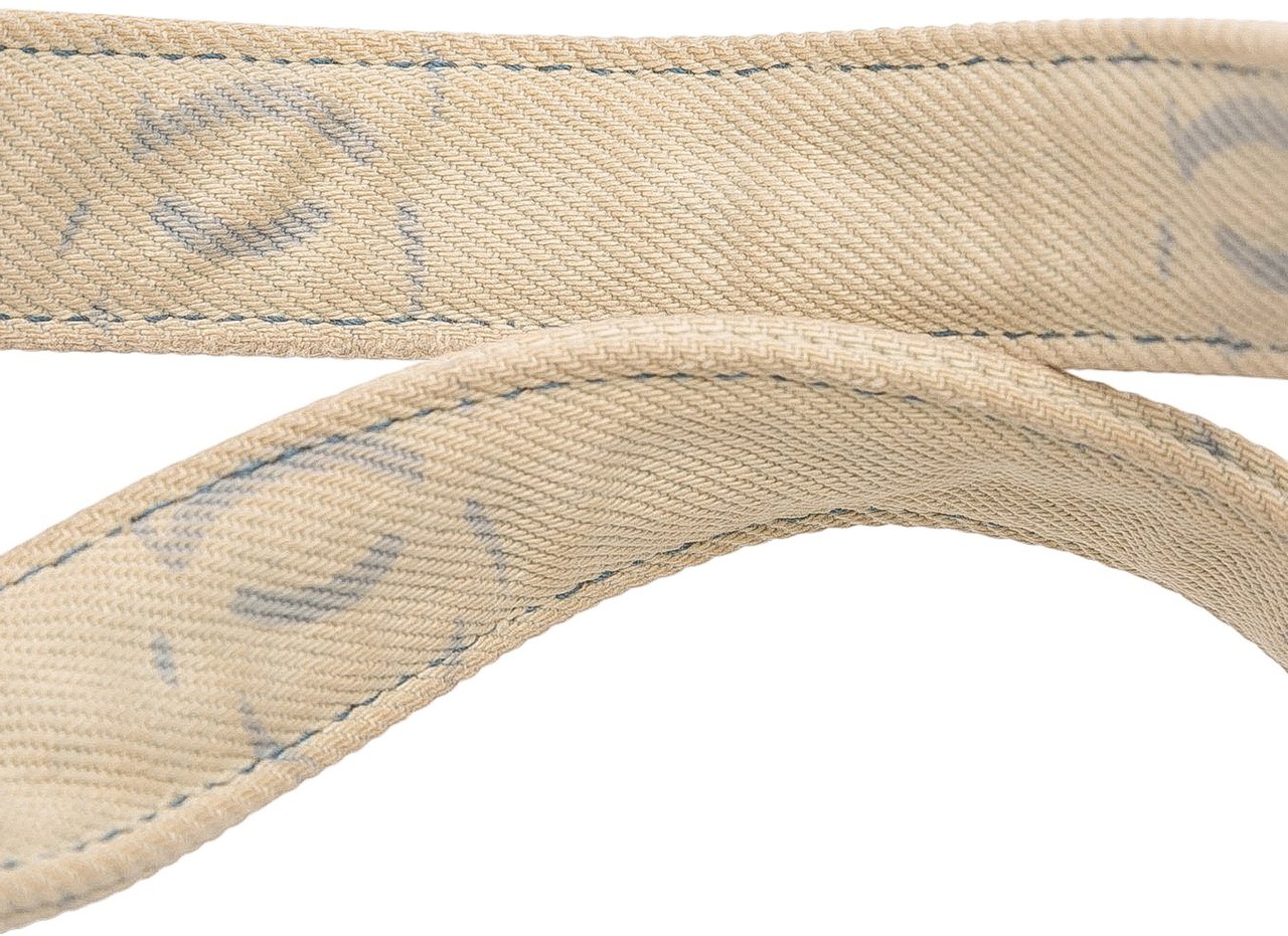 Chanel CC Denim Travel Bag Blauw