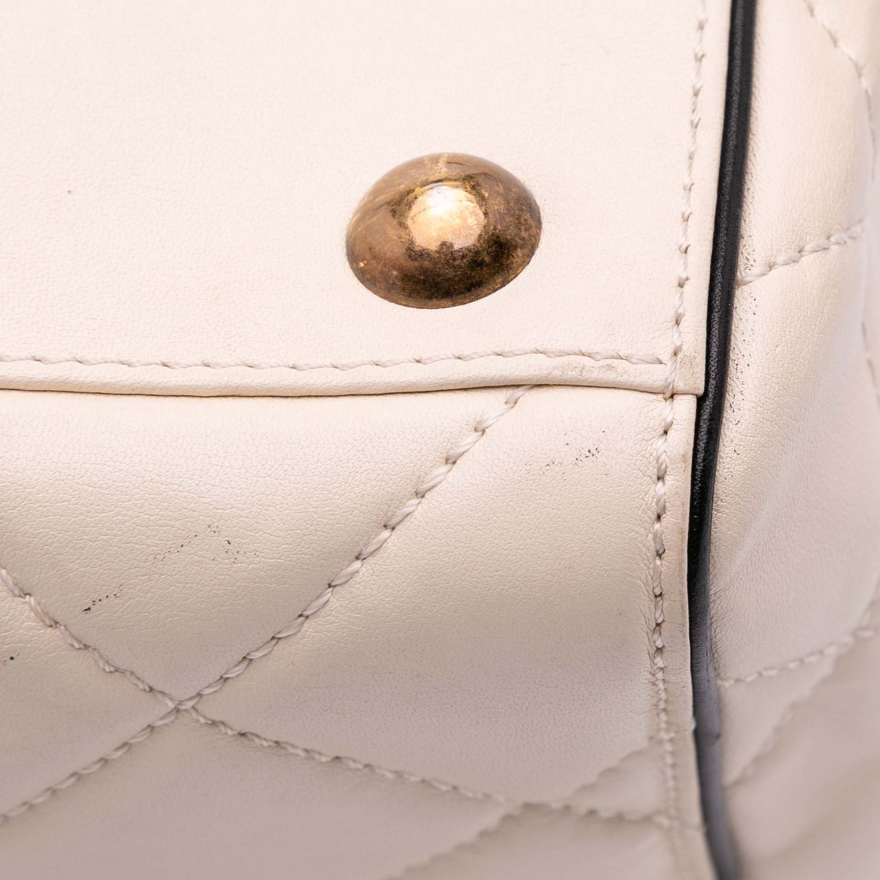 Chanel Quilted Calfskin Portobello Satchel Bruin