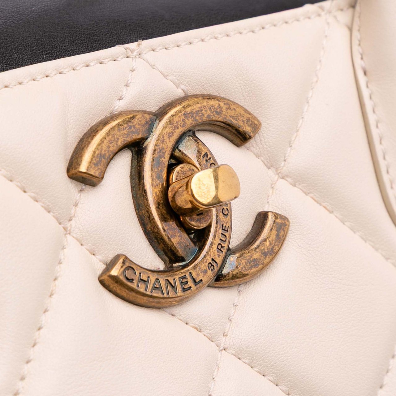 Chanel Quilted Calfskin Portobello Satchel Bruin