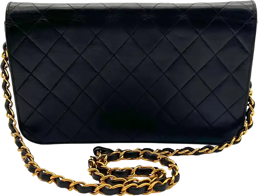 Chanel Chanel Timeless Wallet on Chain WOC Vintage lamb leather black / good Divers