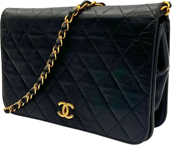 Chanel Chanel Timeless Wallet on Chain WOC Vintage lamb leather black / good Divers