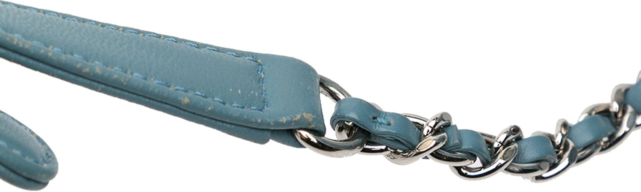 Chanel Mini Sequins and Lambskin Waterfall Backpack Blauw