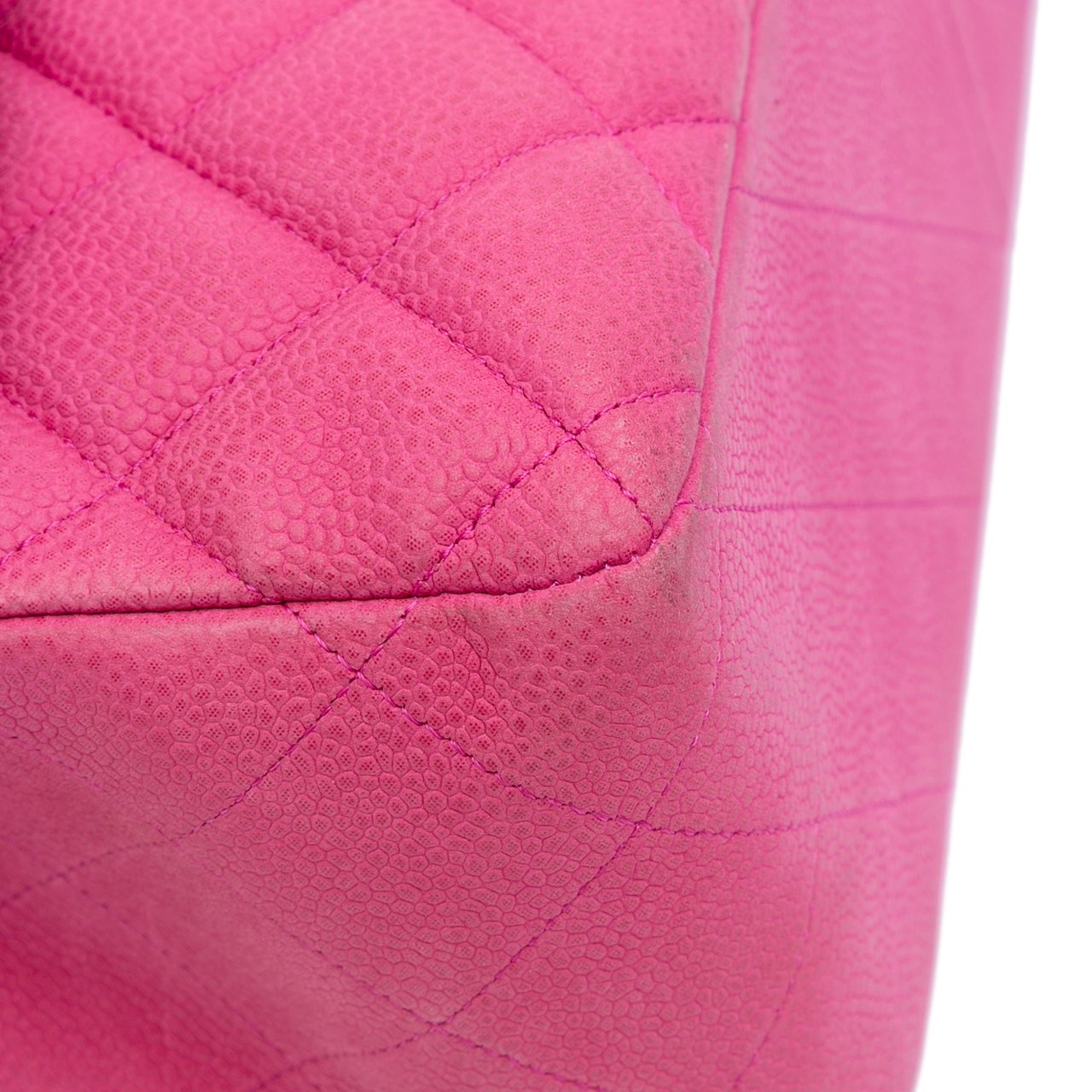 Chanel Jumbo Classic Caviar Double Flap Roze