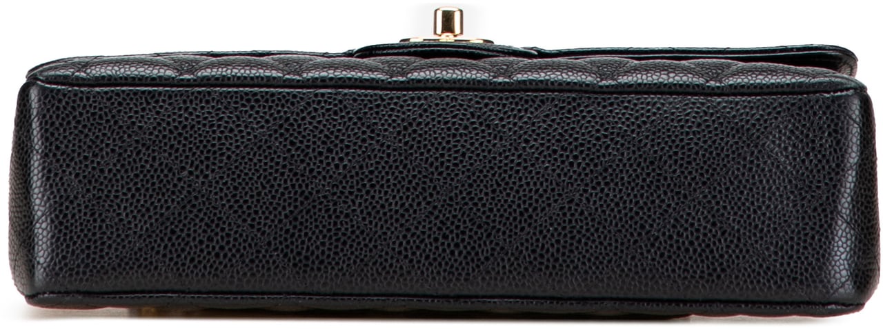 Chanel Medium Classic Caviar Double Flap Zwart