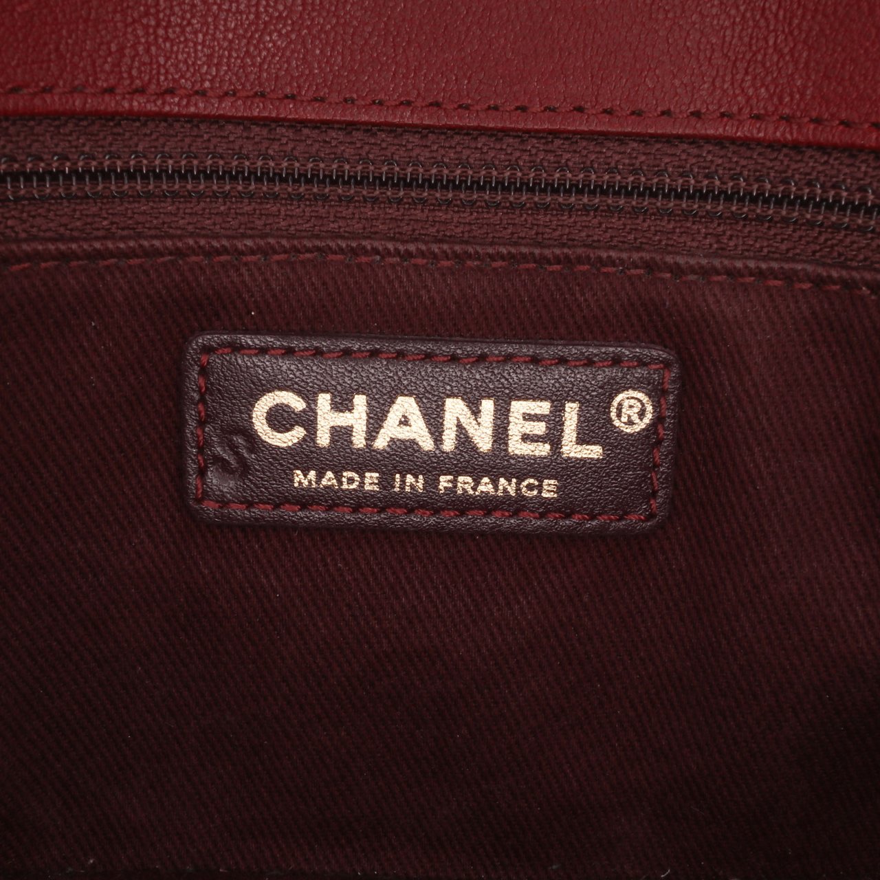 Chanel Medium Quilted Sheepskin Front Chain Flap Rood