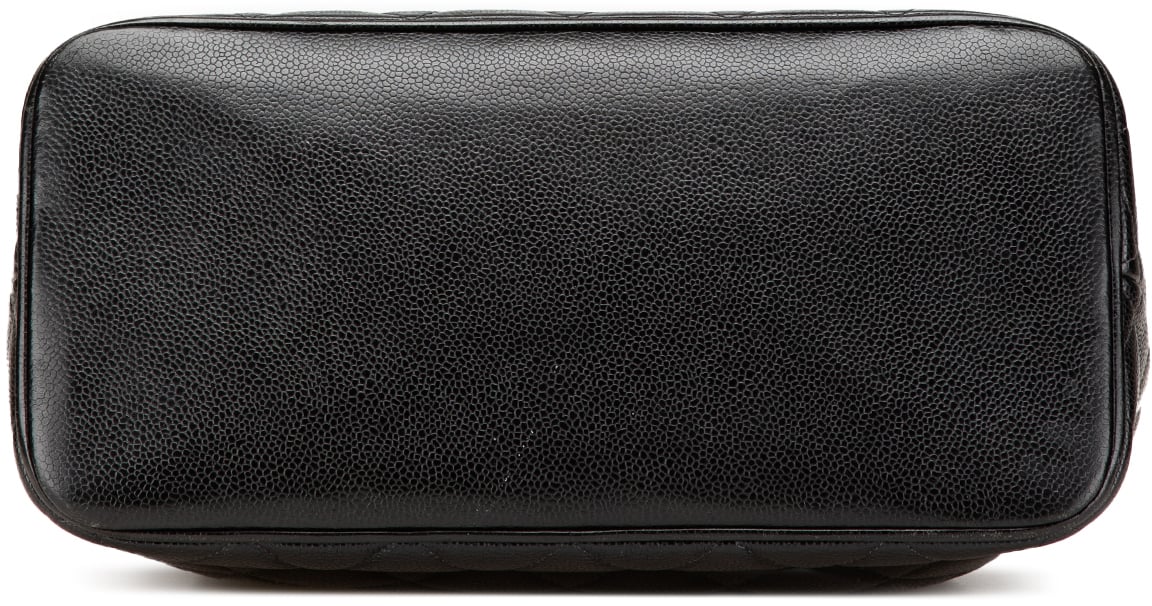 Chanel Caviar Medallion Tote Zwart