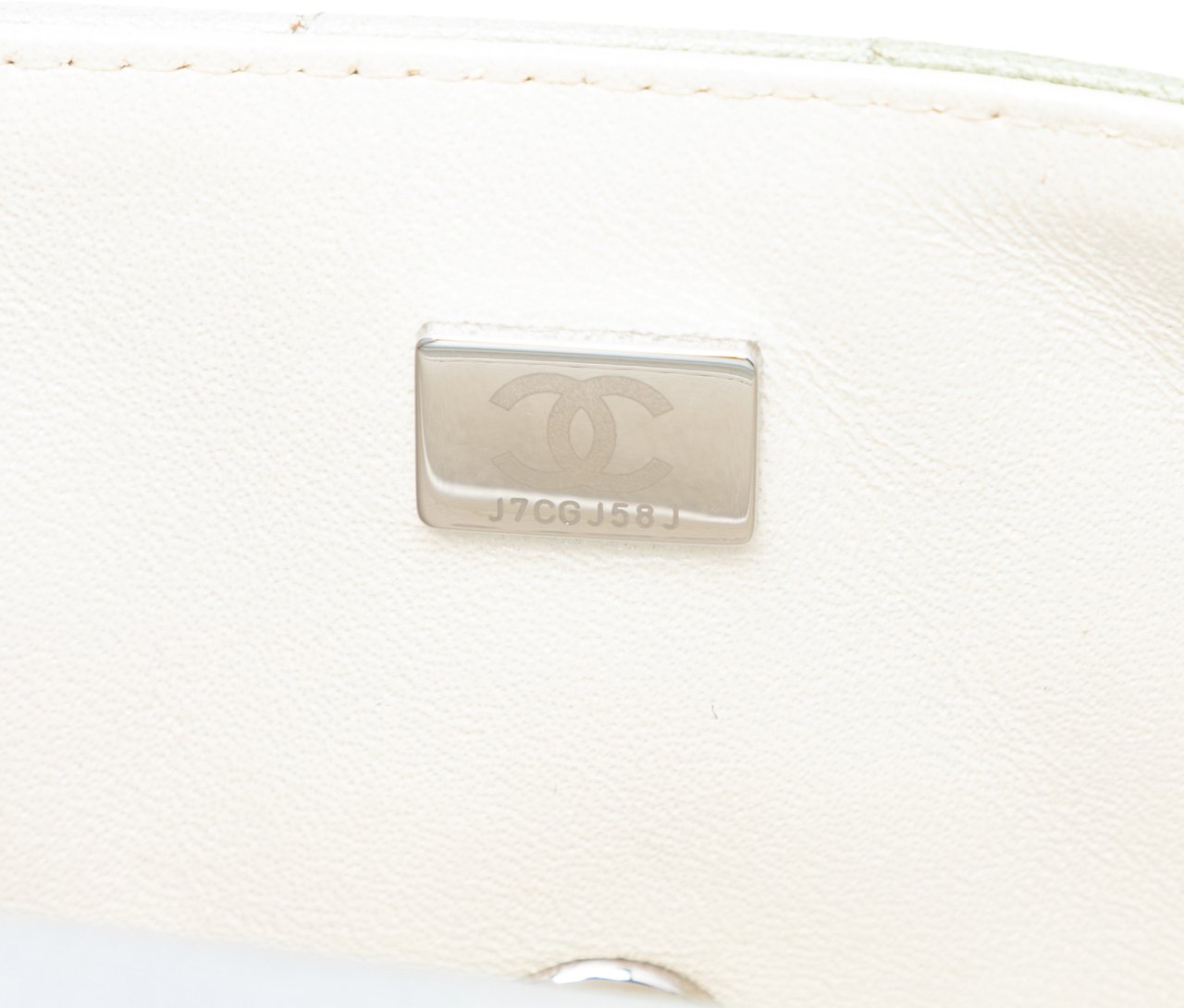 Chanel Mini Rectangular Classic Iridescent Lambskin Ombre Single Flap Zilver