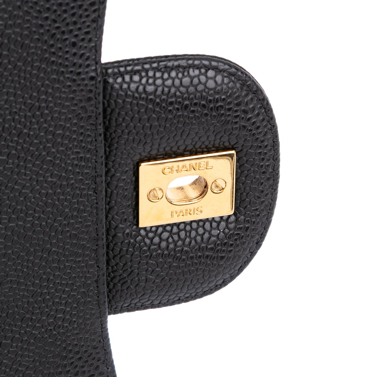 Chanel Maxi Classic Caviar Double Flap Zwart