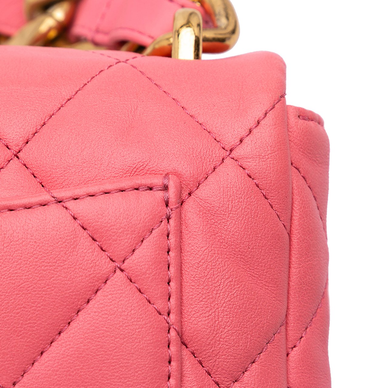 Chanel Mini Quilted Lambskin Funky Town Flap Roze