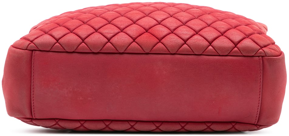 Chanel Quilted Iridescent Calfskin New Bubble Tote Roze