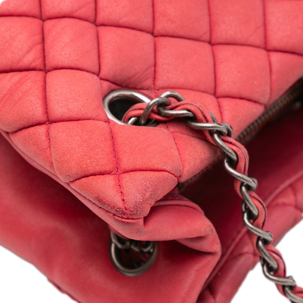 Chanel Quilted Iridescent Calfskin New Bubble Tote Roze