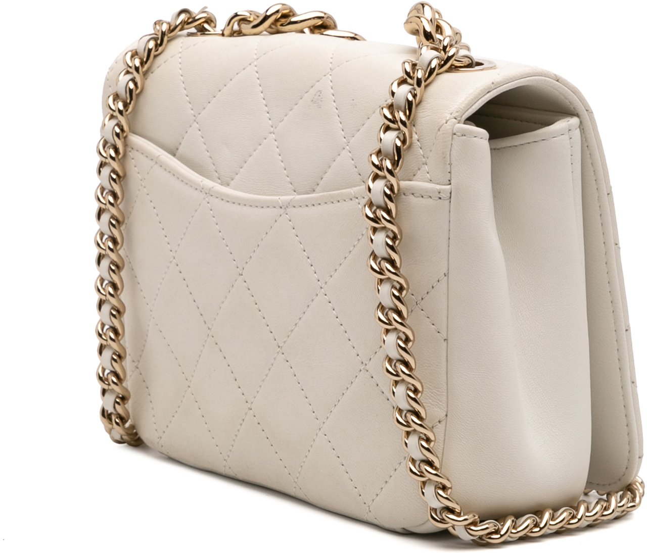 Chanel Quilted Lambskin Studded Beauty Begins Flap Wit