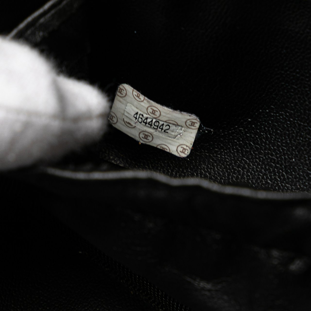 Chanel CC Caviar Vanity Bag Zwart