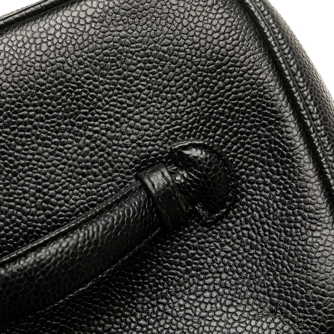 Chanel CC Caviar Vanity Bag Zwart