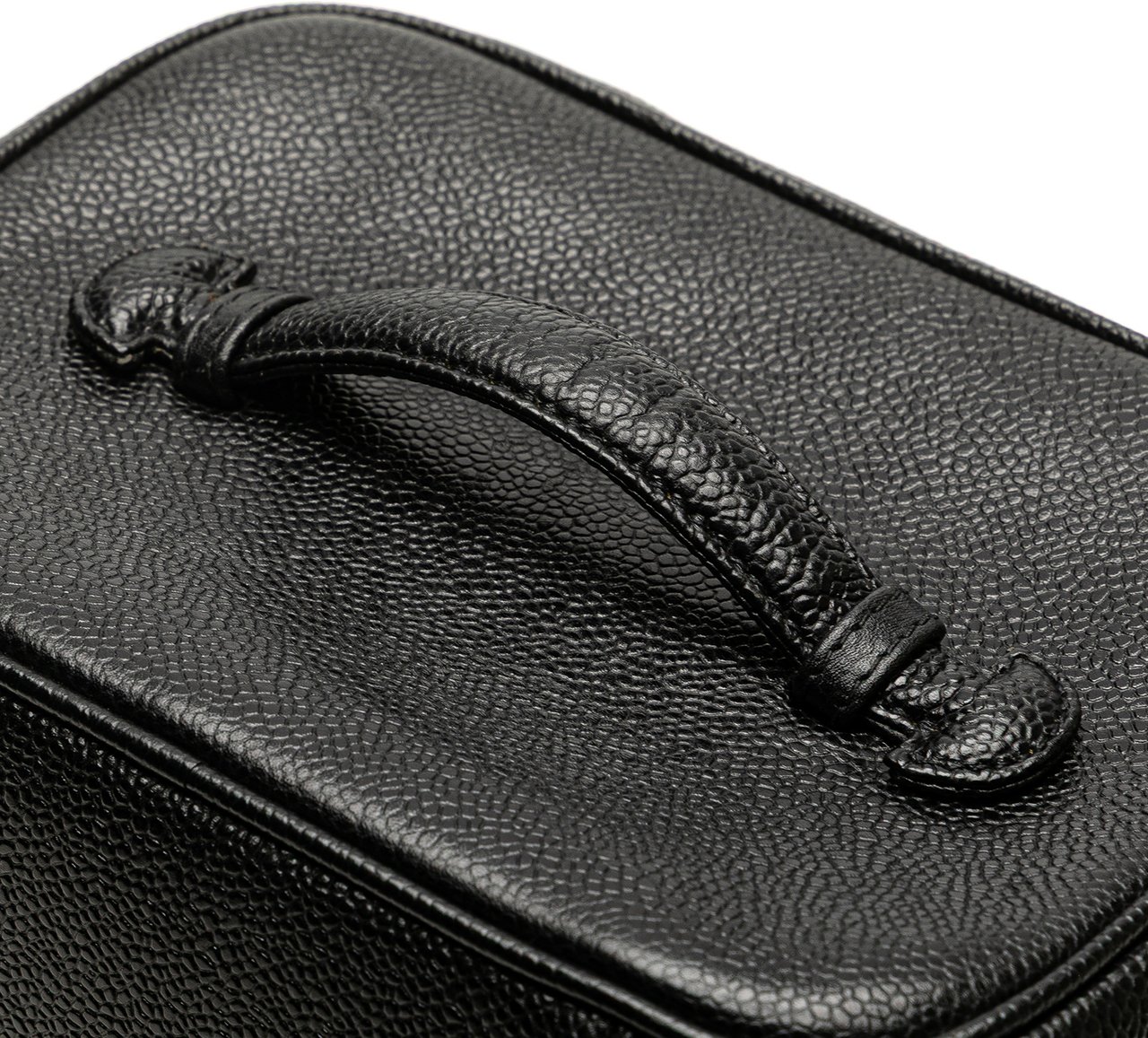 Chanel CC Caviar Vanity Bag Zwart