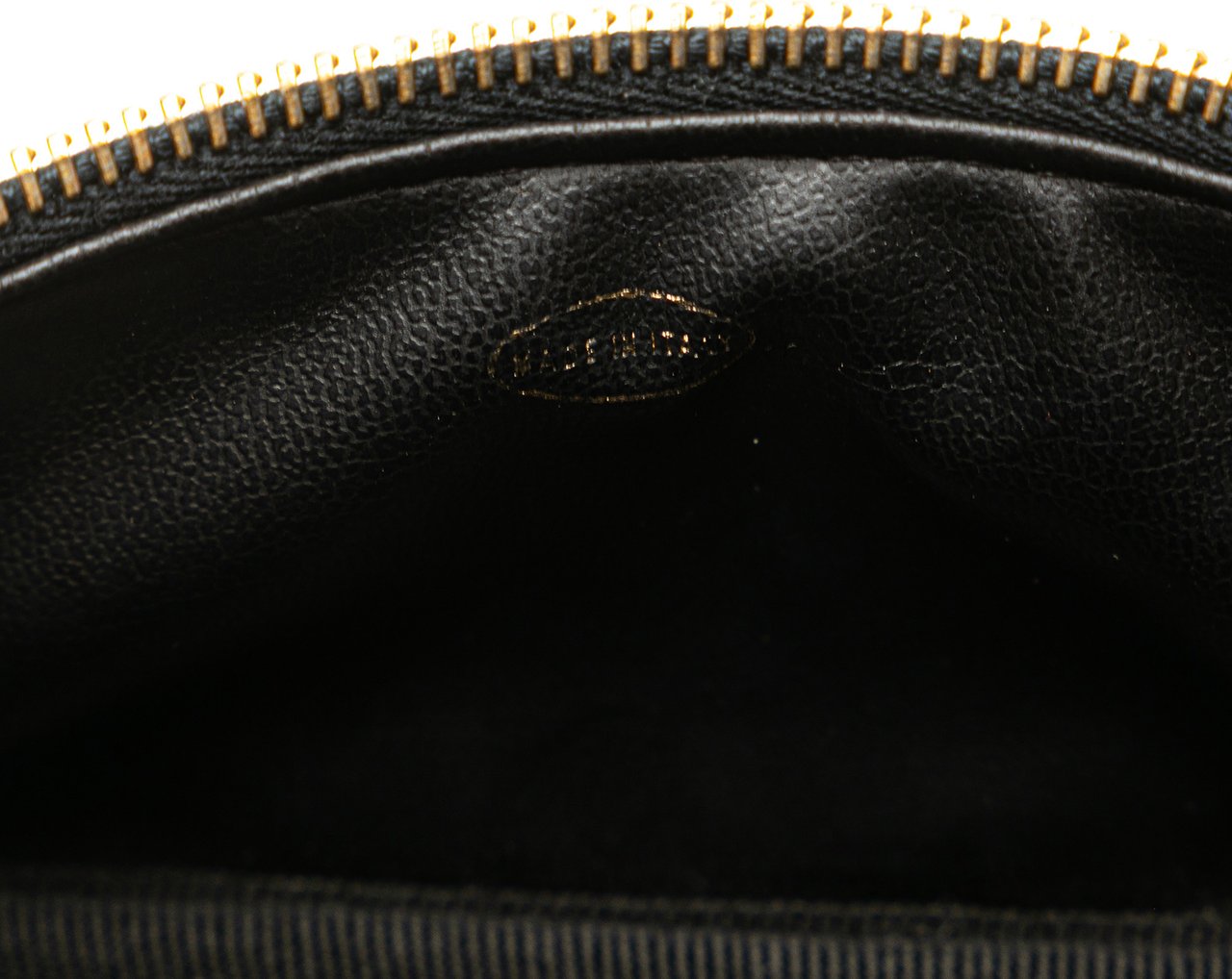 Chanel CC Caviar Vanity Bag Zwart