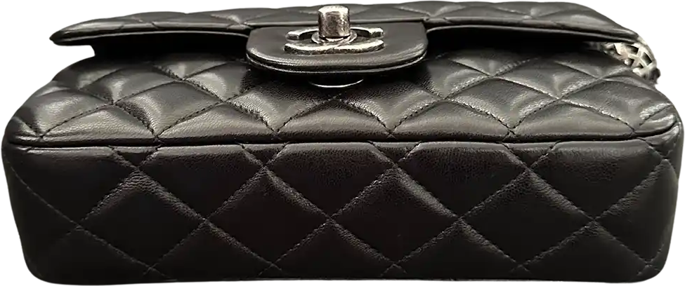 Chanel Chanel Around The World Evening Clutch lambskin black full set / as good as new Zwart