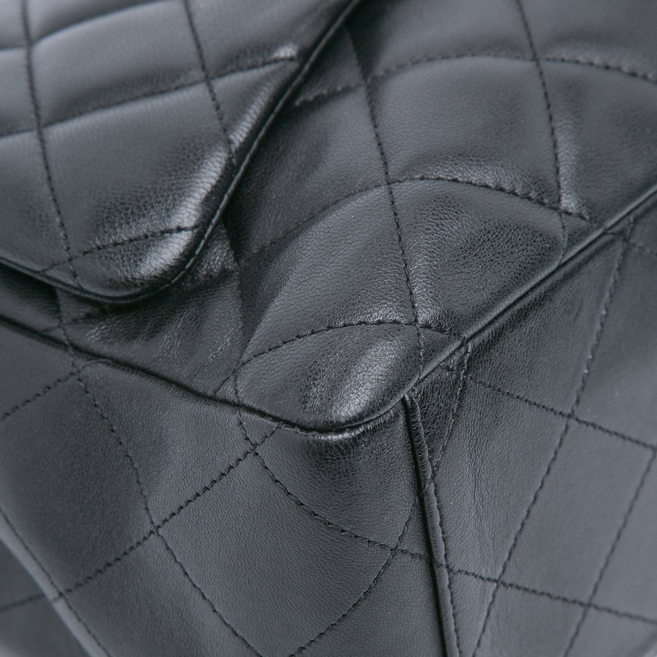 Chanel Maxi Classic Lambskin Single Flap Zwart