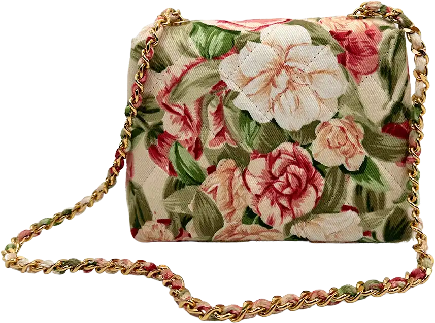 Chanel Chanel Camellia Mini Shoulder Bag Floral / very good Divers