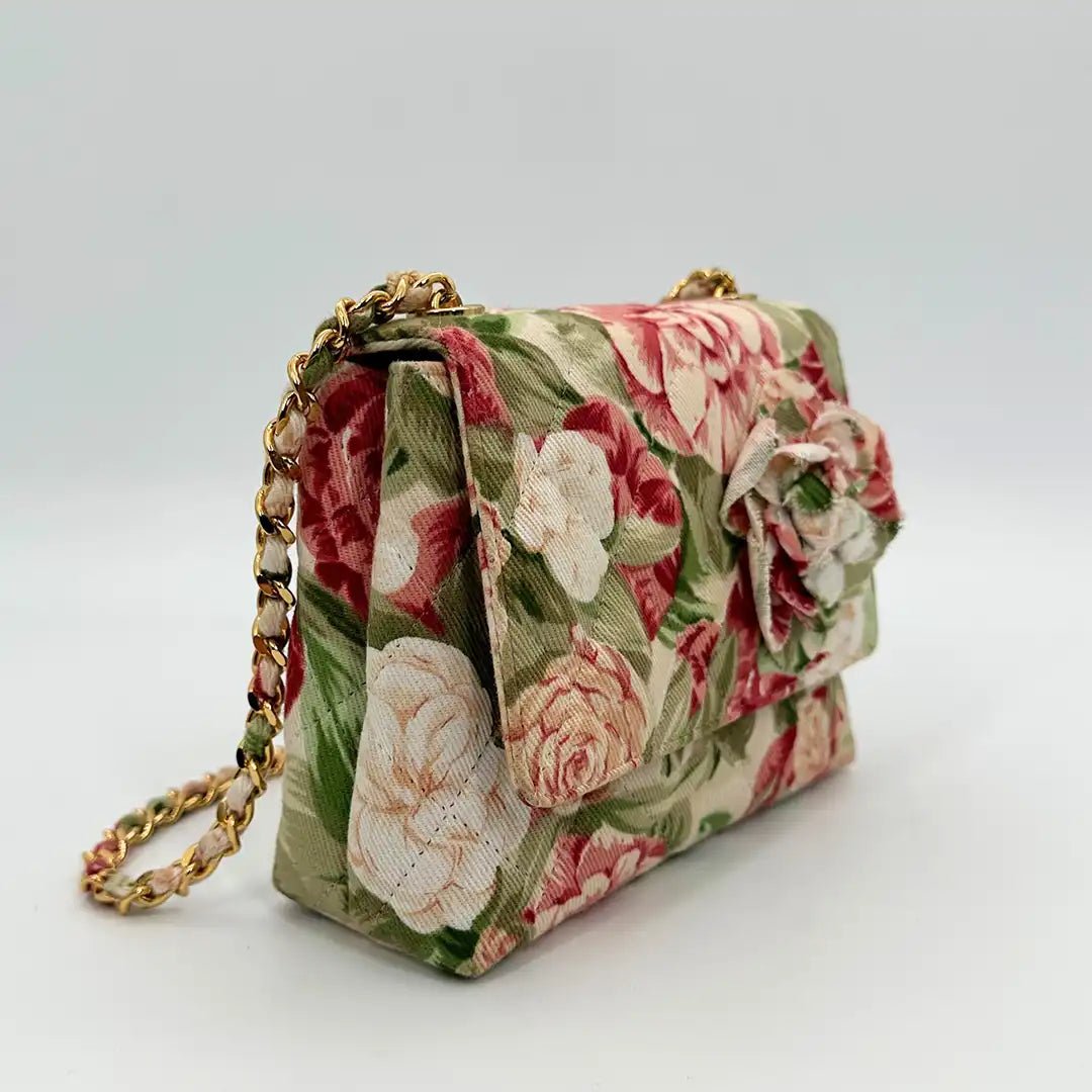 Chanel Chanel Camellia Mini Shoulder Bag Floral / very good Divers
