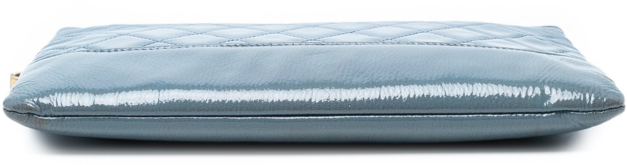 Chanel Medium Aged Calfskin Gabrielle O Case Clutch Blauw