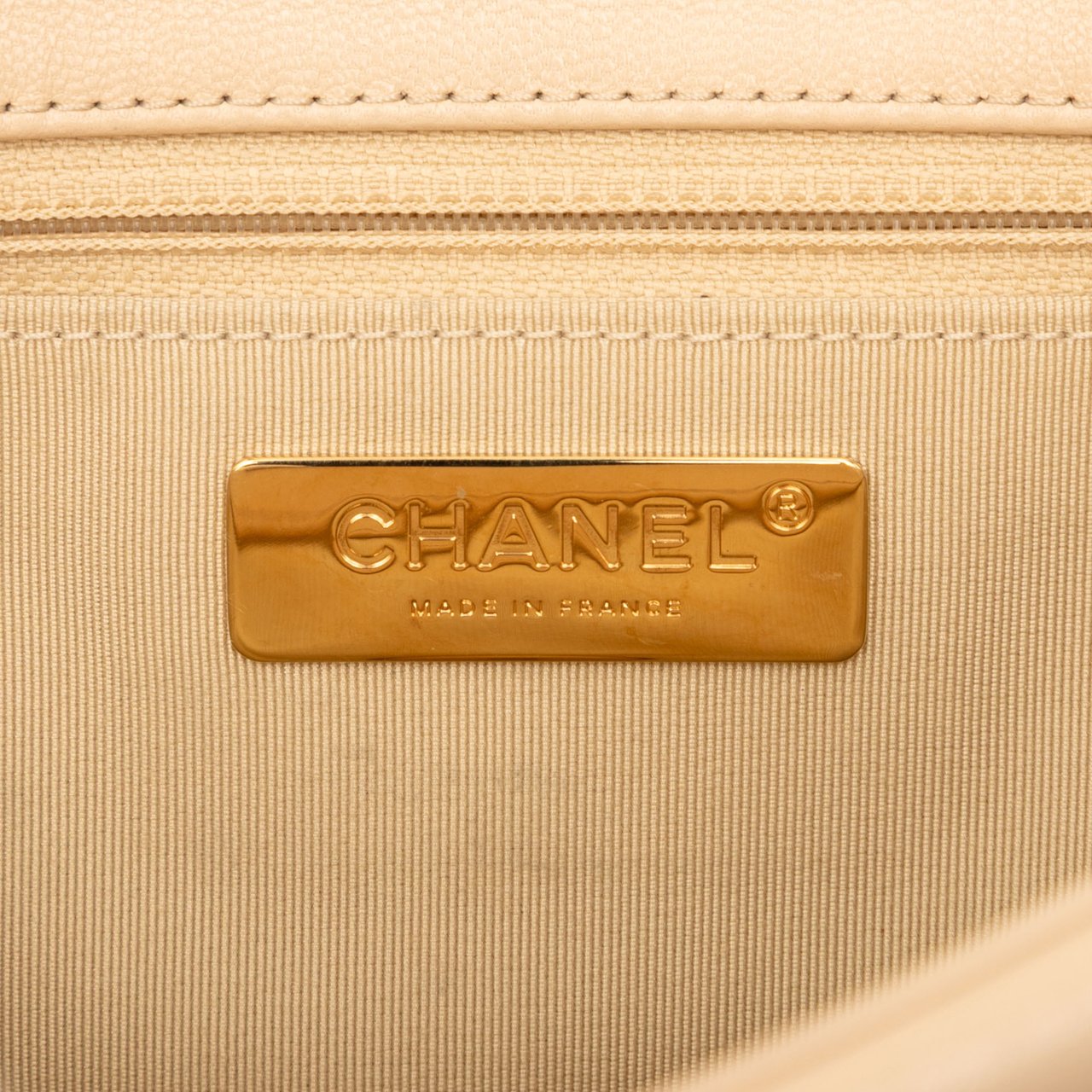 Chanel Large Lambskin 19 Flap Bruin