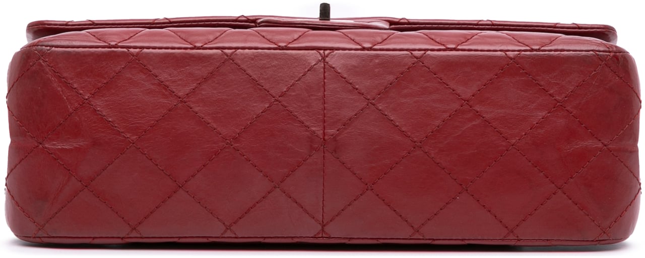 Chanel Reissue 2.55 Aged Calfskin Double Flap 227 Rood