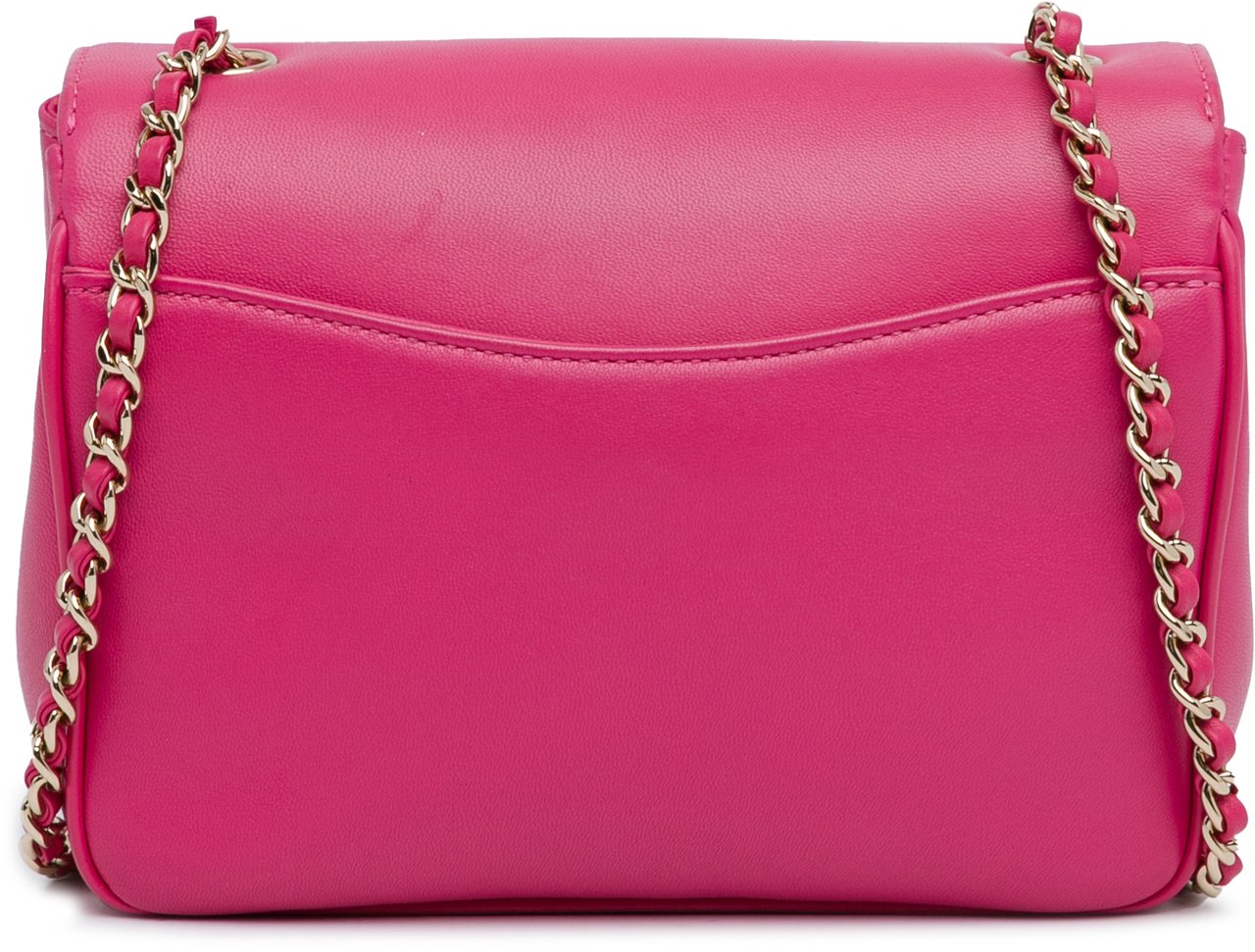 Chanel Lambskin CC Mania Flap Roze