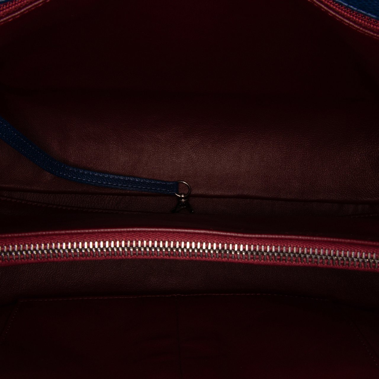 Chanel Large Caviar and Tweed Coco Break Shopping Tote Blauw