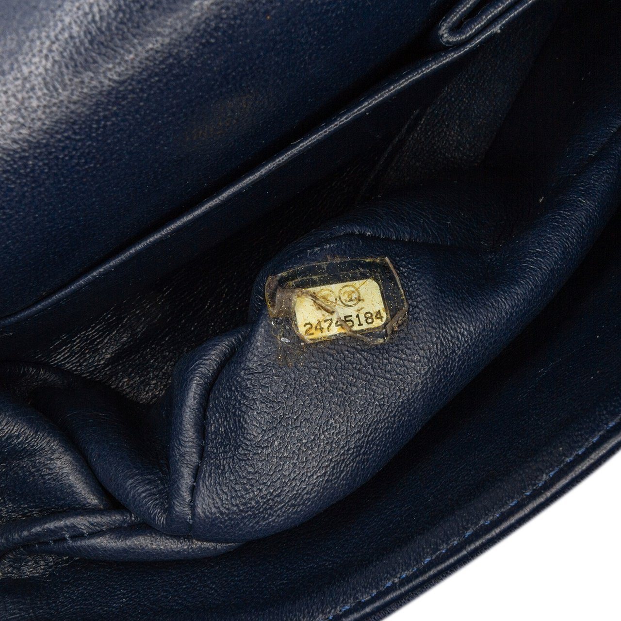 Chanel Medium Classic Jersey Double Flap Blauw