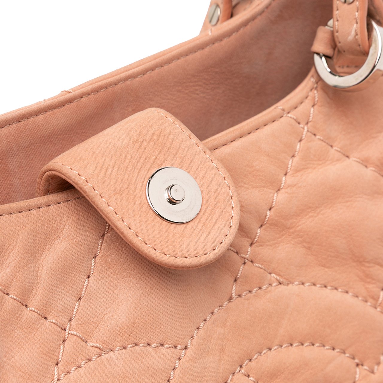 Chanel Small Iridescent Calfskin Sea Hit Tote Roze