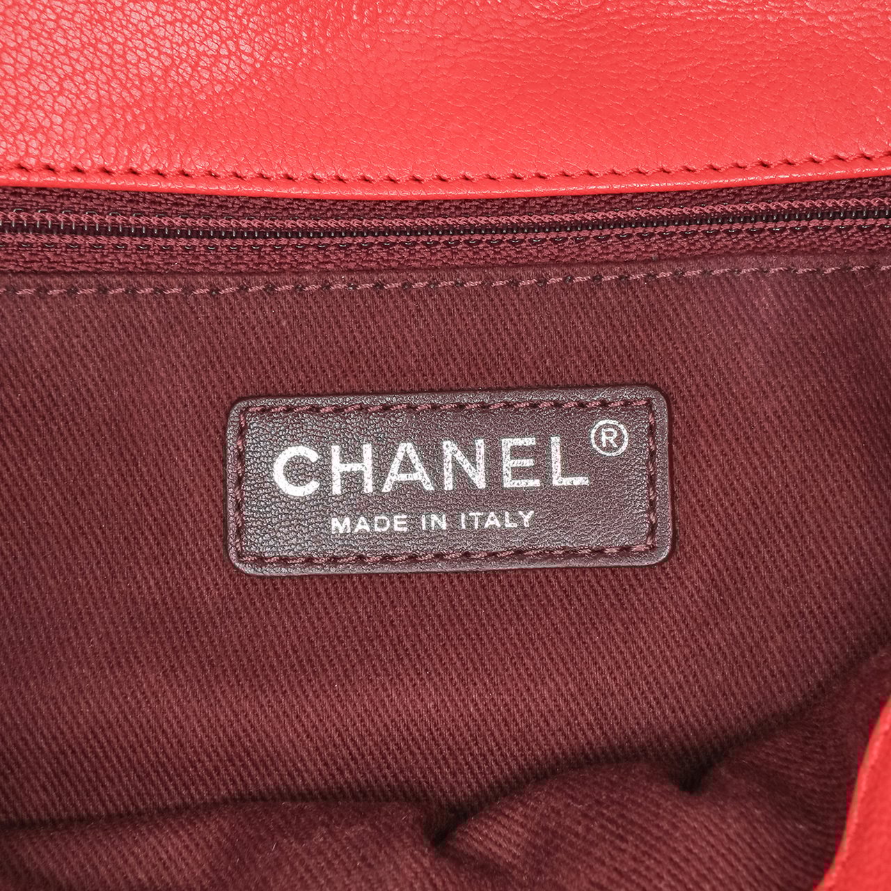Chanel Small Quilted Goatskin Double Carry Waist Chain Flap Rood