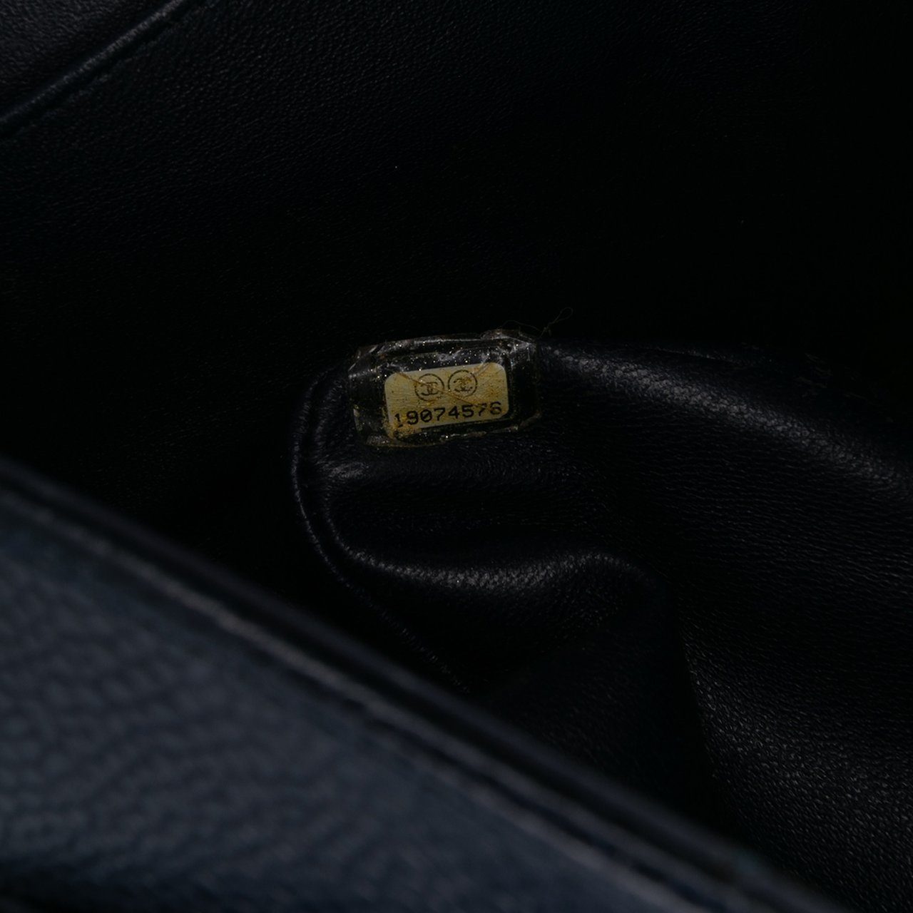 Chanel Jumbo Classic Caviar Double Flap Blauw