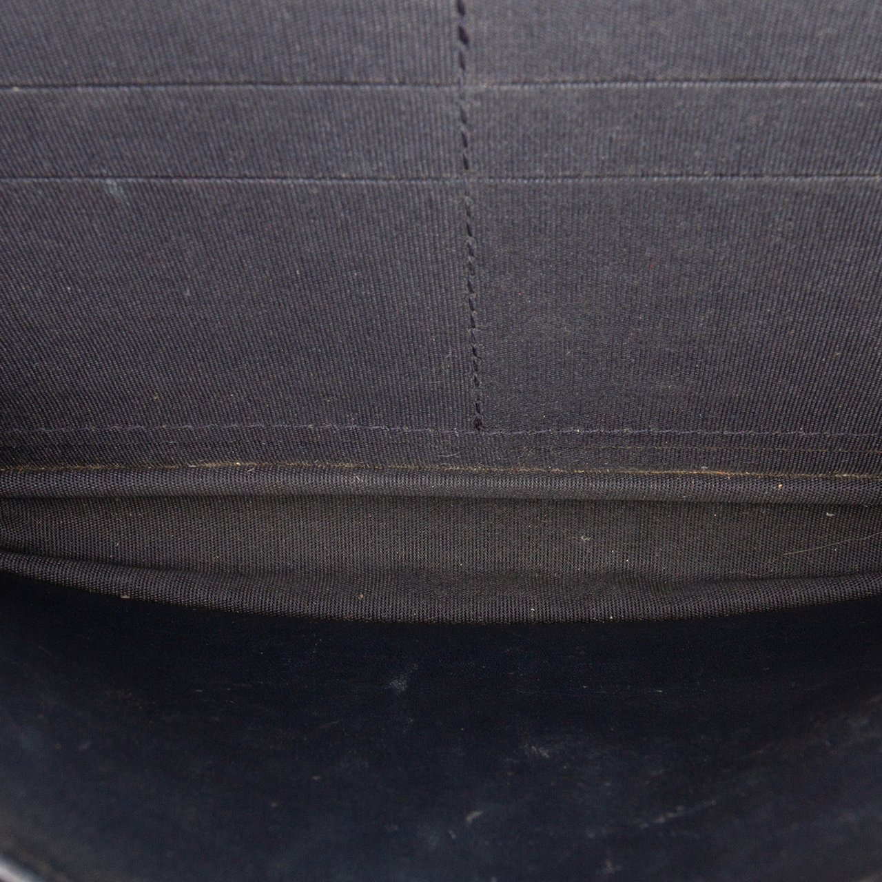 Chanel CC Square Stitched Calfskin Wallet on Chain Blauw