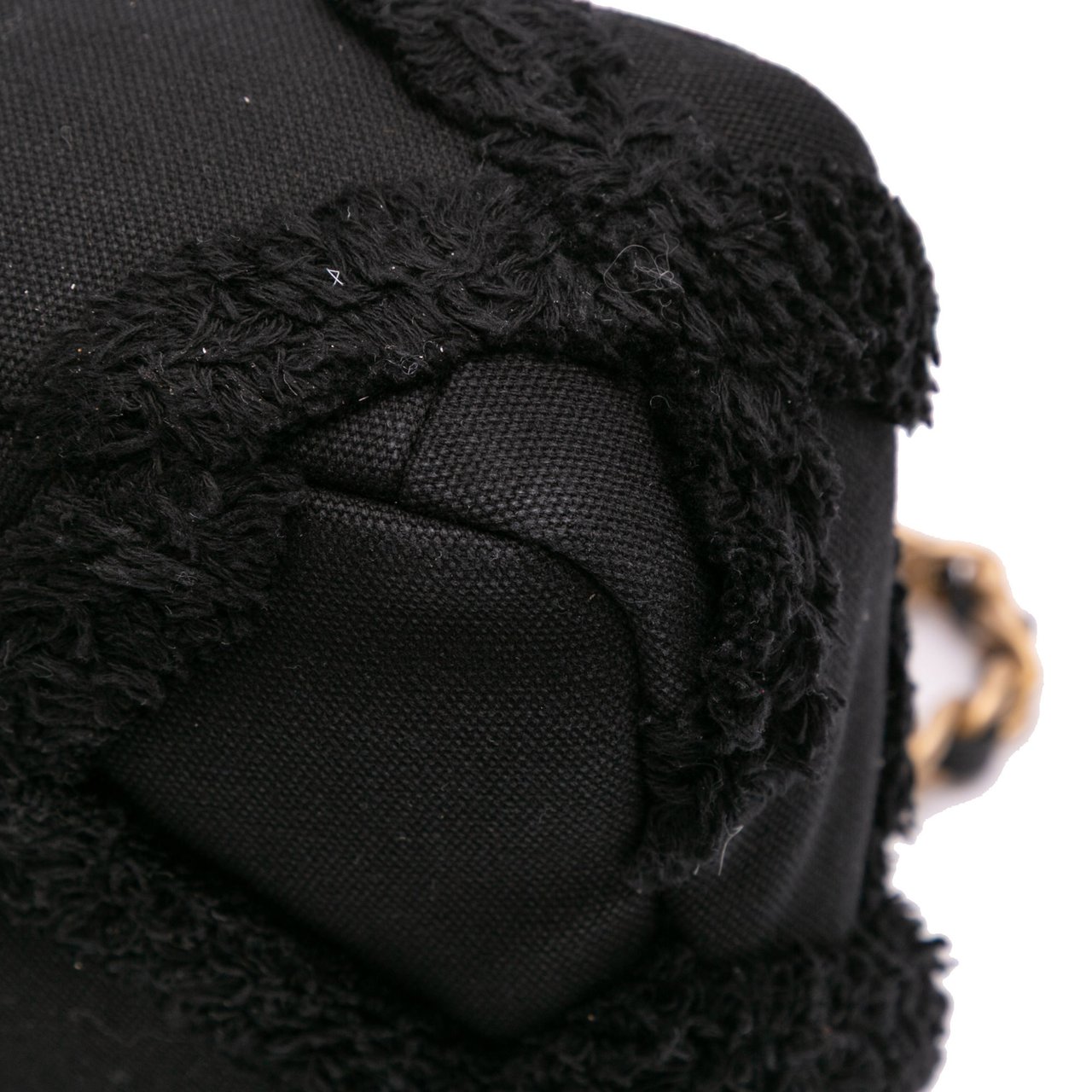 Chanel Medium Canvas and Cotton 19 Flap Zwart