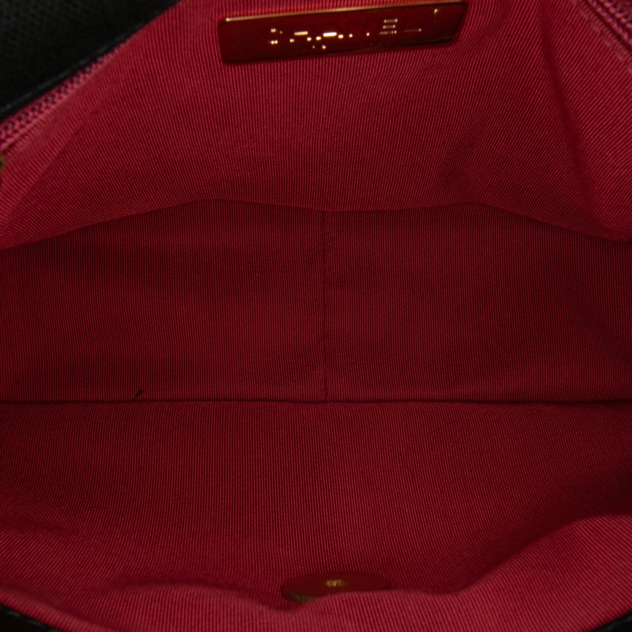 Chanel Medium Canvas and Cotton 19 Flap Zwart