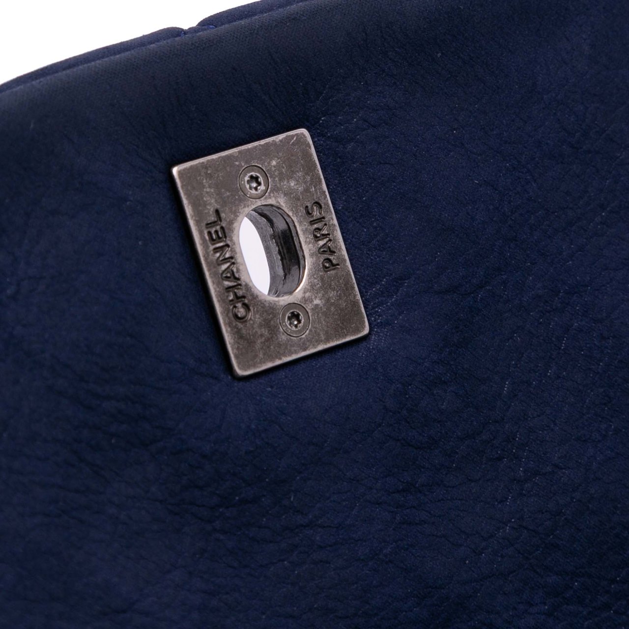 Chanel Large Calfskin New Bubble Flap Blauw