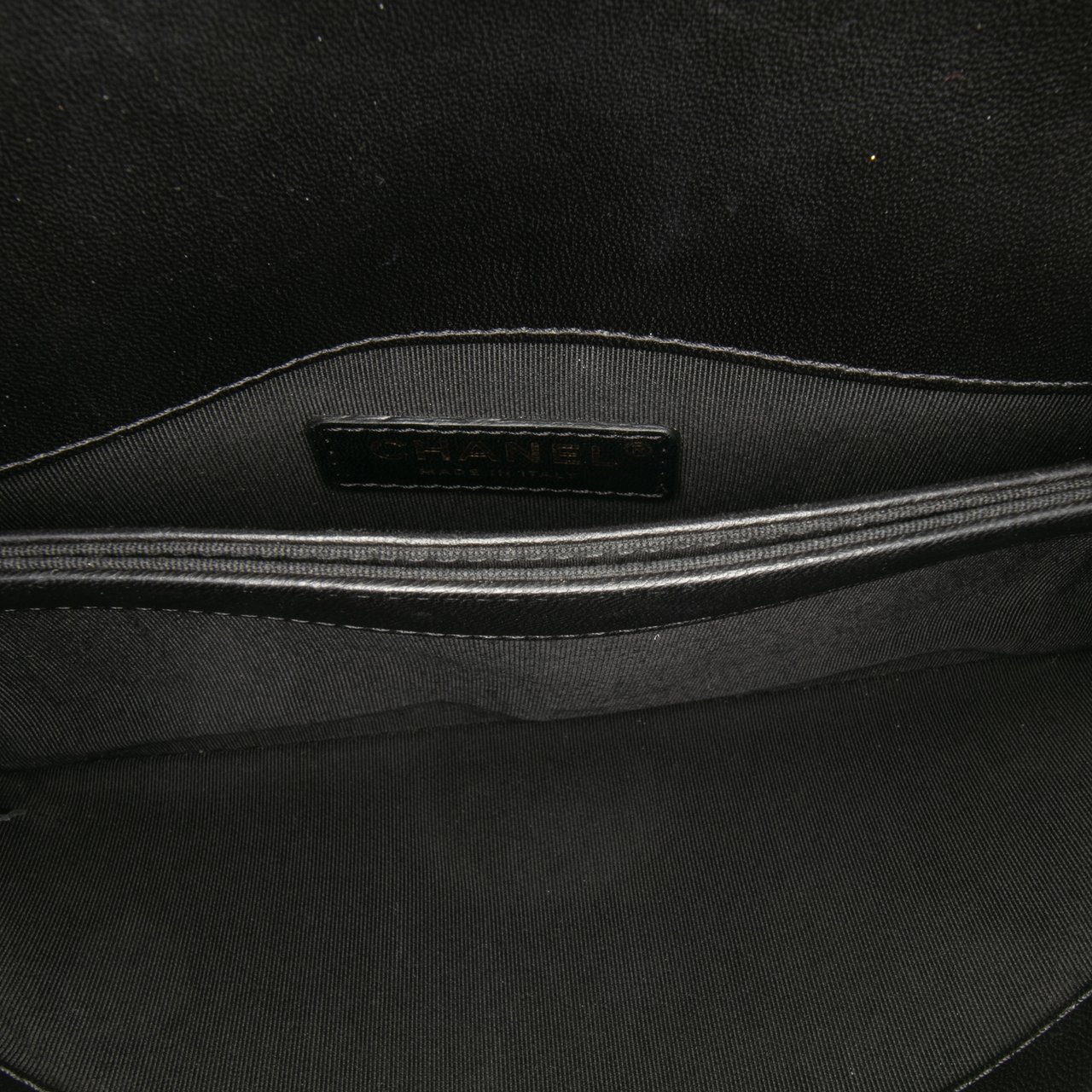 Chanel Lambskin CC Antico Flap Zwart