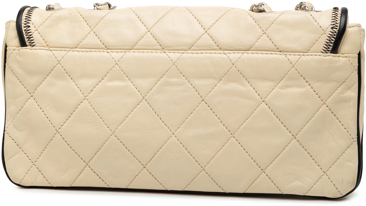 Chanel Reissue 2.55 Quilted Aged Lambskin East/West Flap Bruin