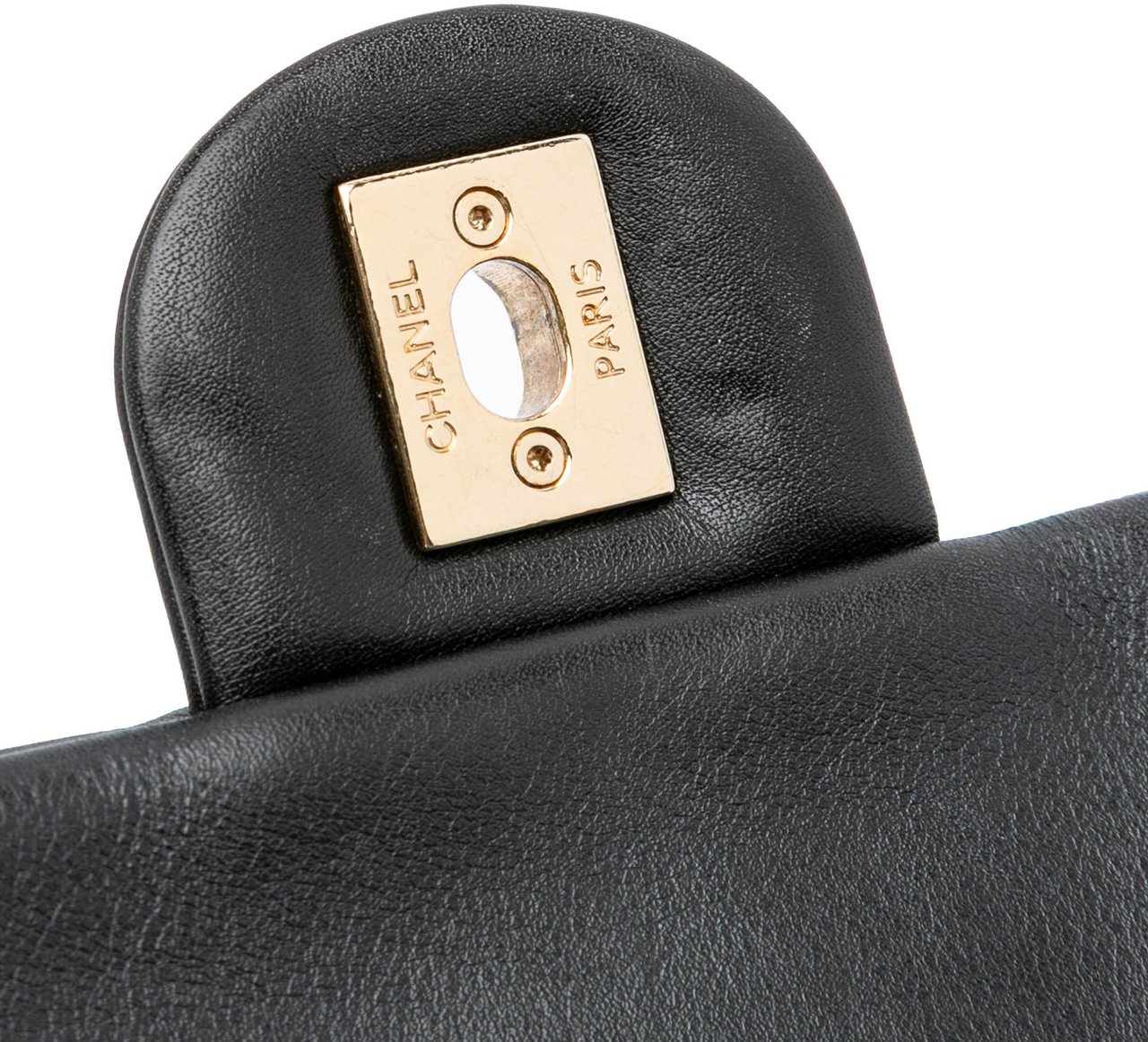 Chanel CC Lambskin Fringe Single Flap Zwart