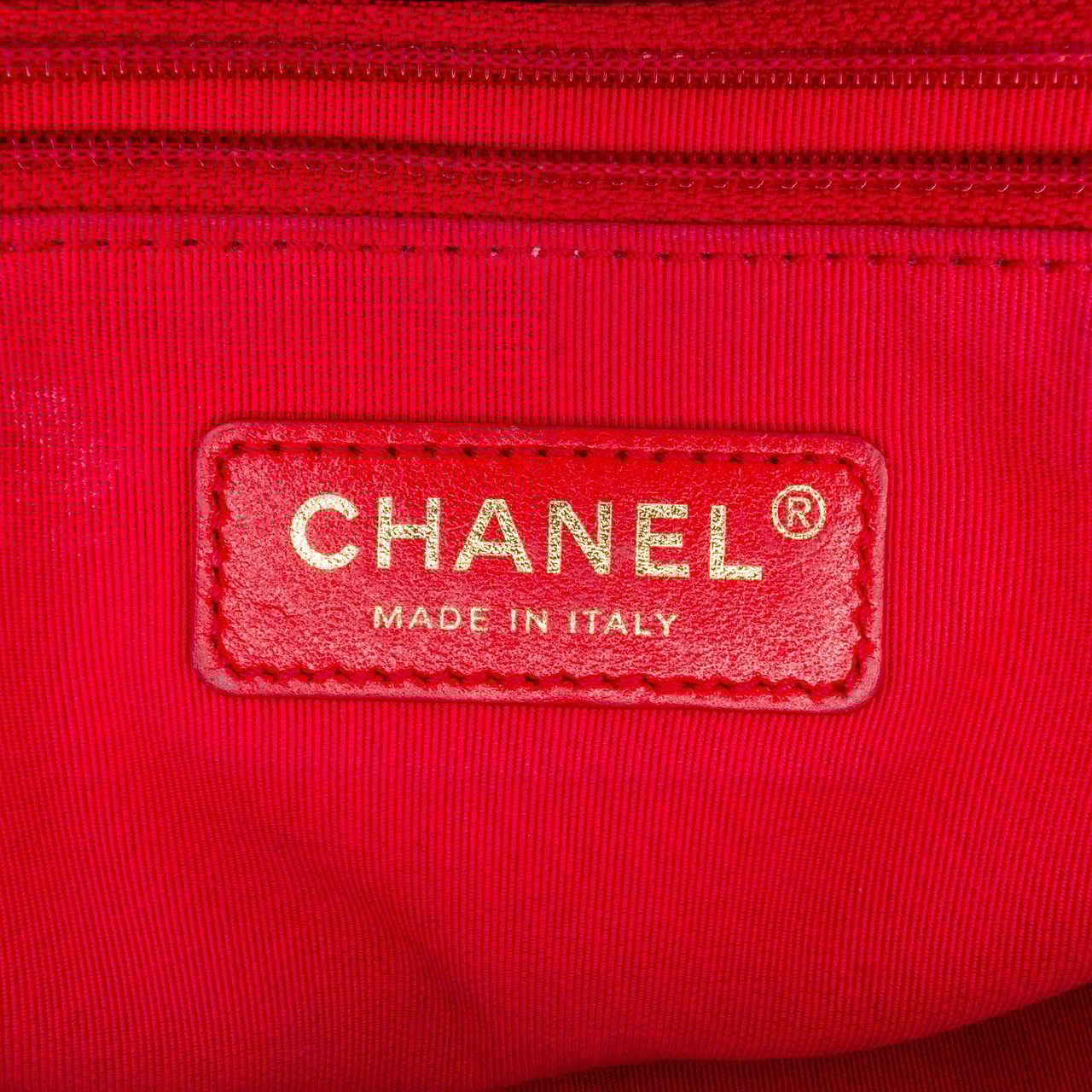 Chanel CC Lambskin Fringe Single Flap Zwart