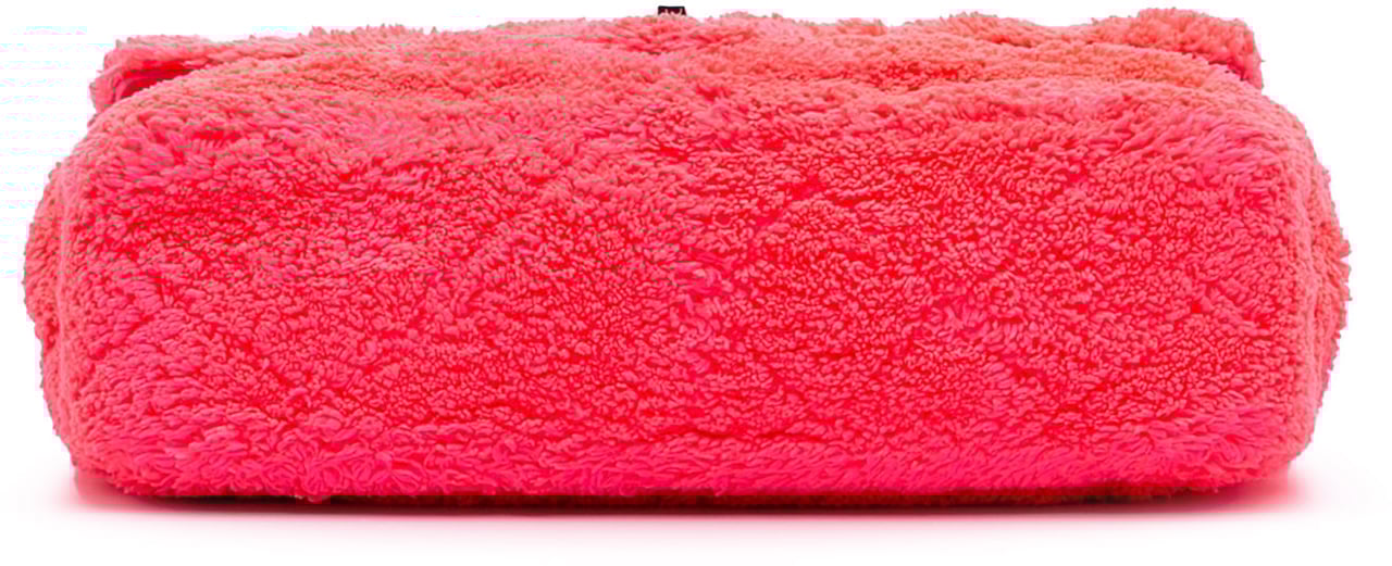 Chanel Medium Quilted Terry Cloth Coco Beach Flap Roze