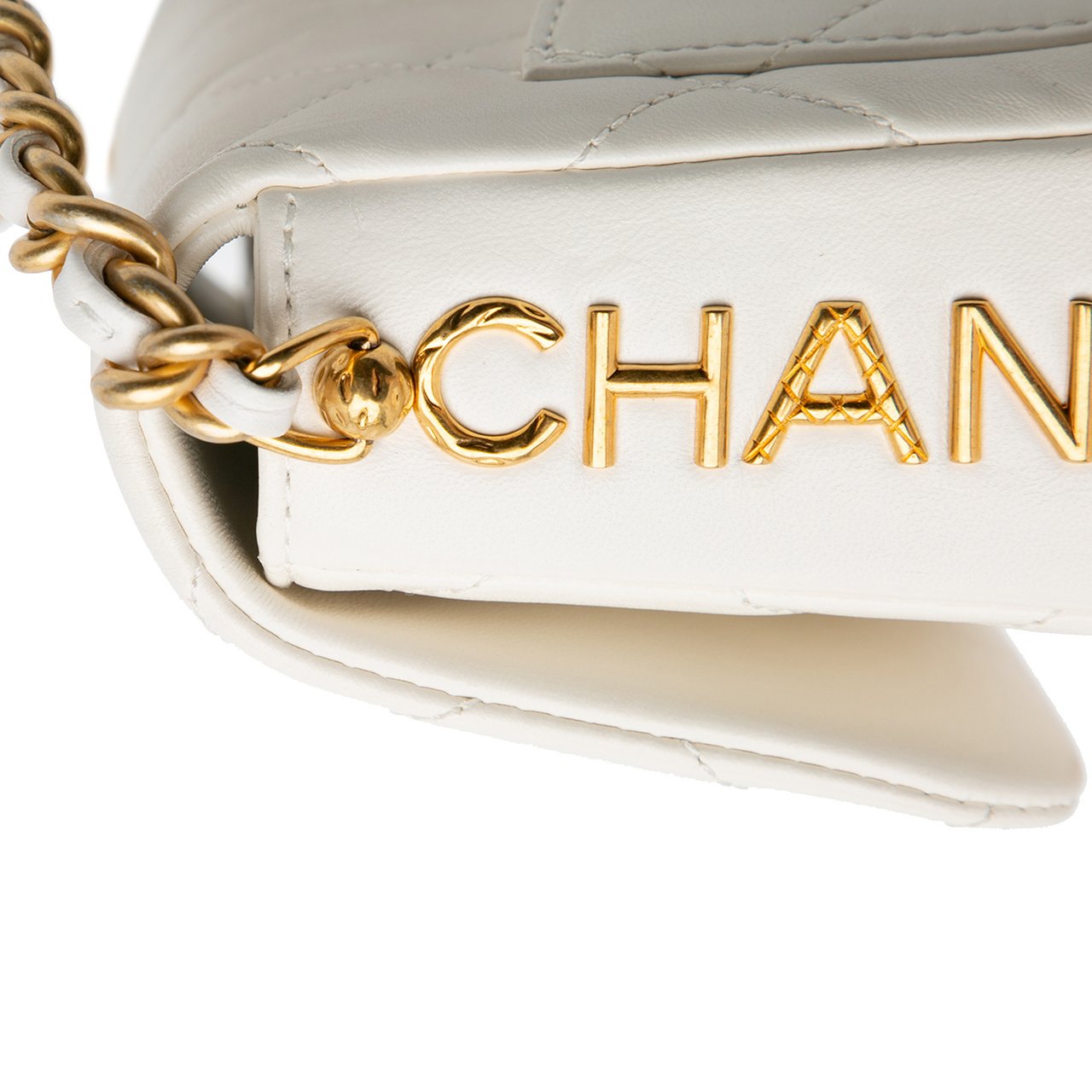 Chanel Mini Quilted Lambskin Side Note Flap Wit