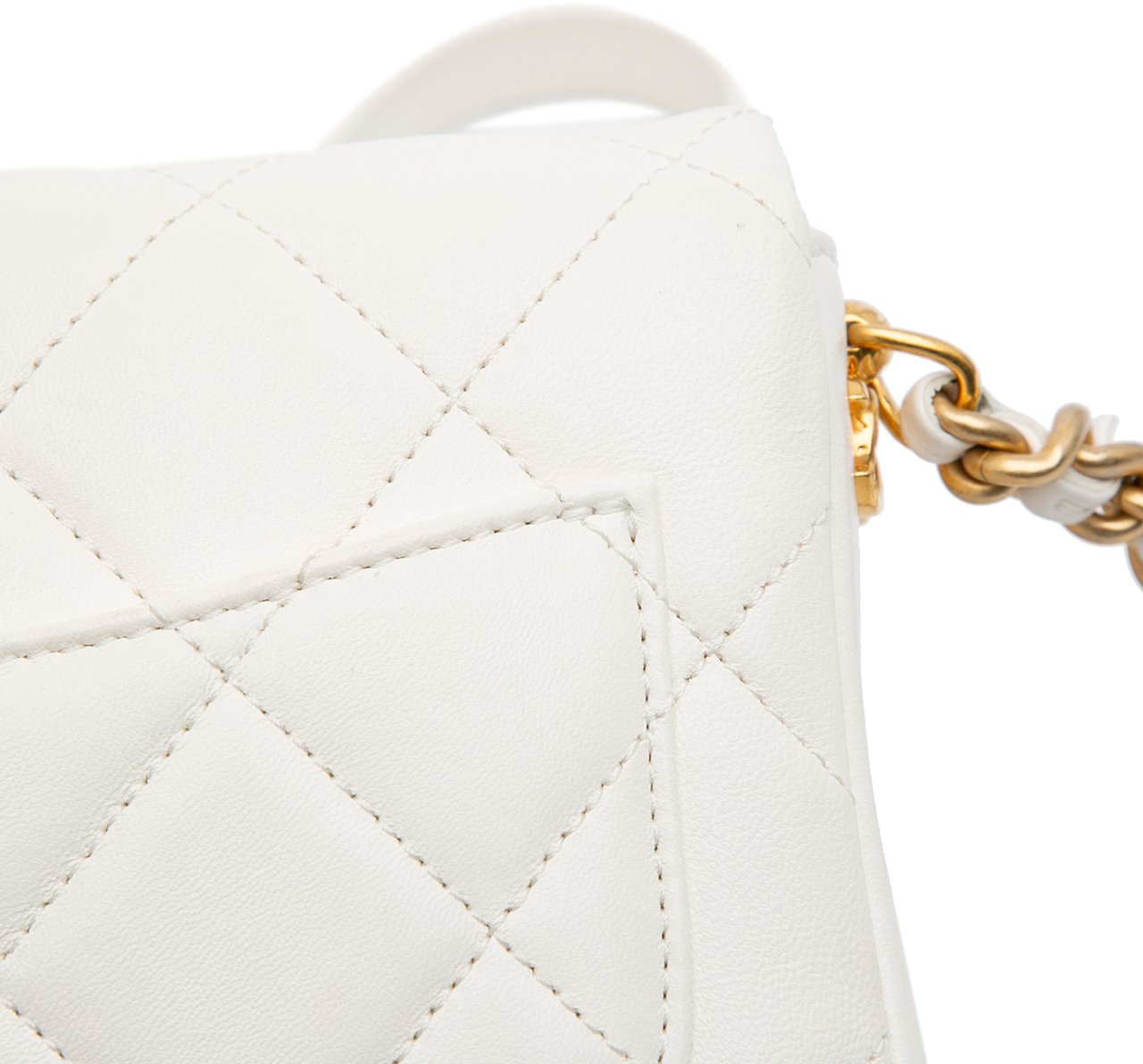 Chanel Mini Quilted Lambskin Side Note Flap Wit